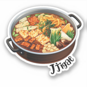 Sticker Jjigae coréen