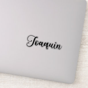 Sticker Joaquin Nom - Calligraphie manuscrite