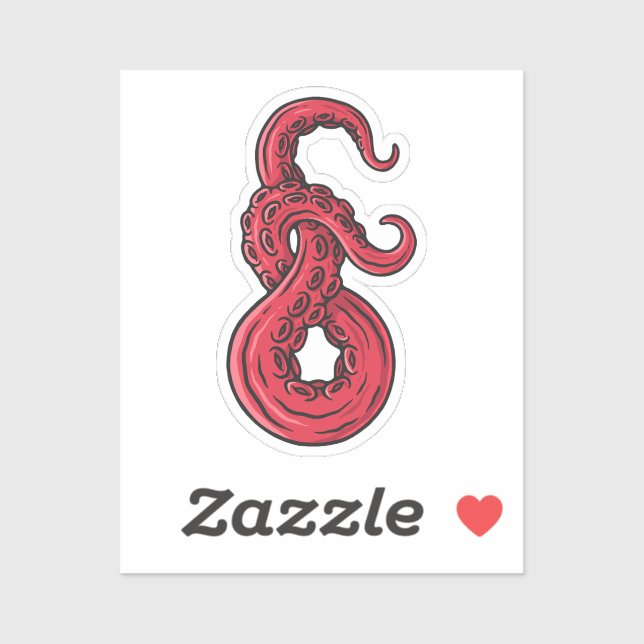 Sticker Joined tentacles (Feuille)