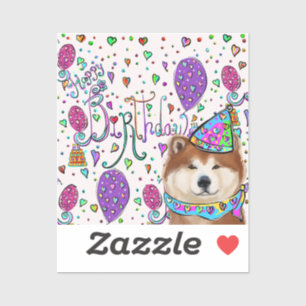 STICKER JOLI ANNIVERSAIRE