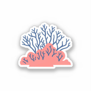 Sticker Joli corail