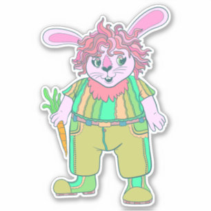 Sticker Joli lapin