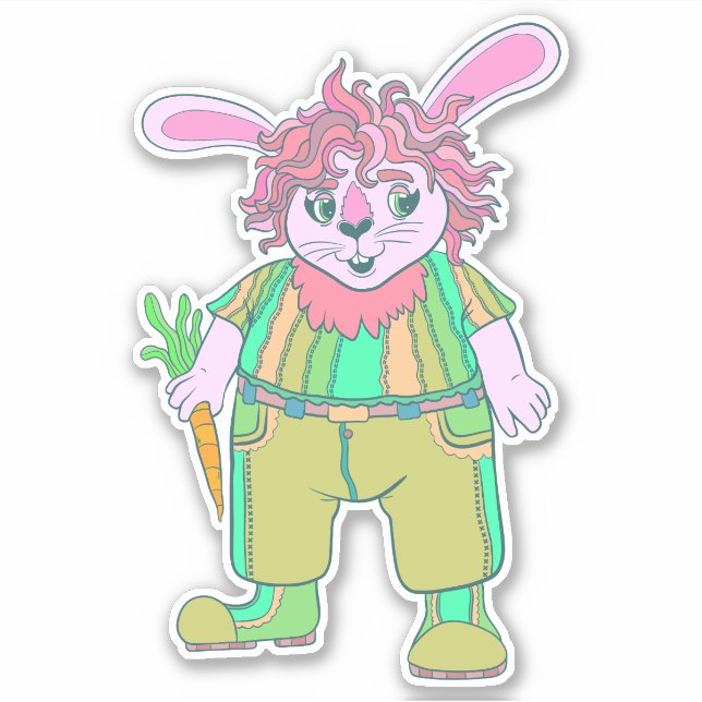 Sticker Joli lapin (Devant)