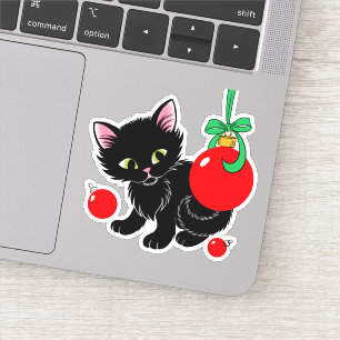 Sticker Joli Noël Kitten