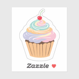 Sticker Joli Pastel Cupcake