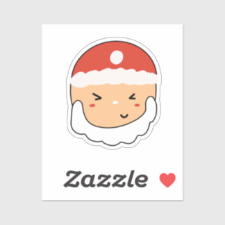 Sticker Joli Père Noël pour amateur de papeterie Autocolla