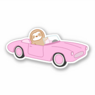 Sticker Joli rose fentes convertible