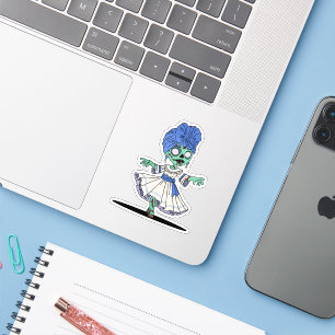 Sticker Jolie Cubaine Zombie