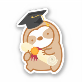 Sticker Jolie machine à sous pour la graduation