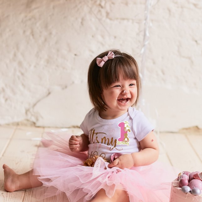 Sticker Jolie première fille d'anniversaire Bunny (Créateur téléchargé)