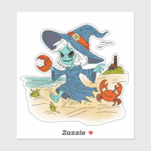 Sticker Jolie sorcière d'été