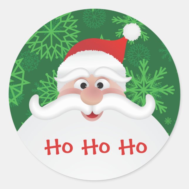 Sticker Jolly Santa Claus (Devant)