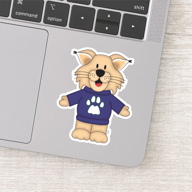 Sticker JollyKins Blue Bobcat (Détail)
