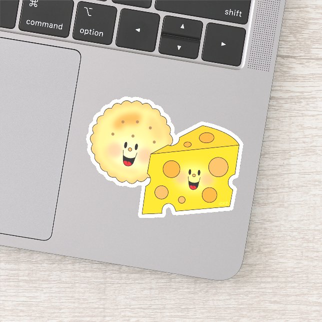Sticker JollyKins Fromage Et Crackers (Détail)