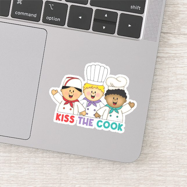 Sticker JollyKins Kiss the Cook (Détail)