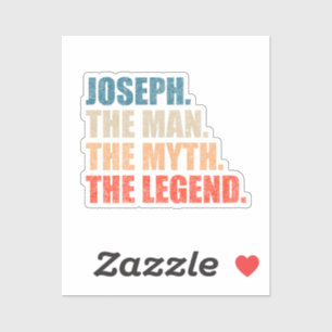 Sticker Joseph L'Homme Le Mythe La Légende
