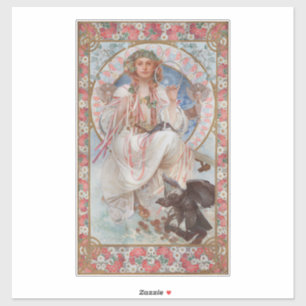 Sticker Josephine Crane Bradley en Lavia par Alphonse Much