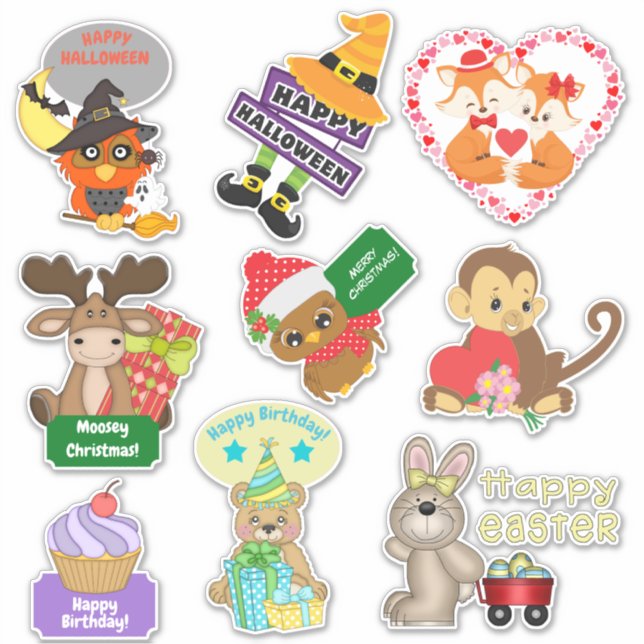 Sticker Jote Animal Holiday Association (Devant)