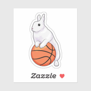 Sticker Joueur de basket-ball Bunny