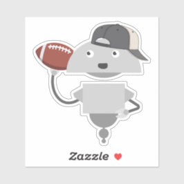 Sticker Joueur de football Mia