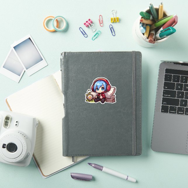 Sticker joueur mignon (Couverture iPad)