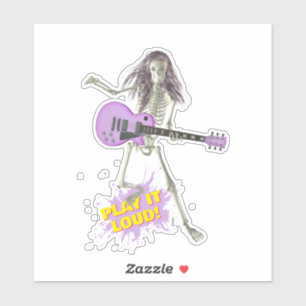 Sticker Jouez fort ! 