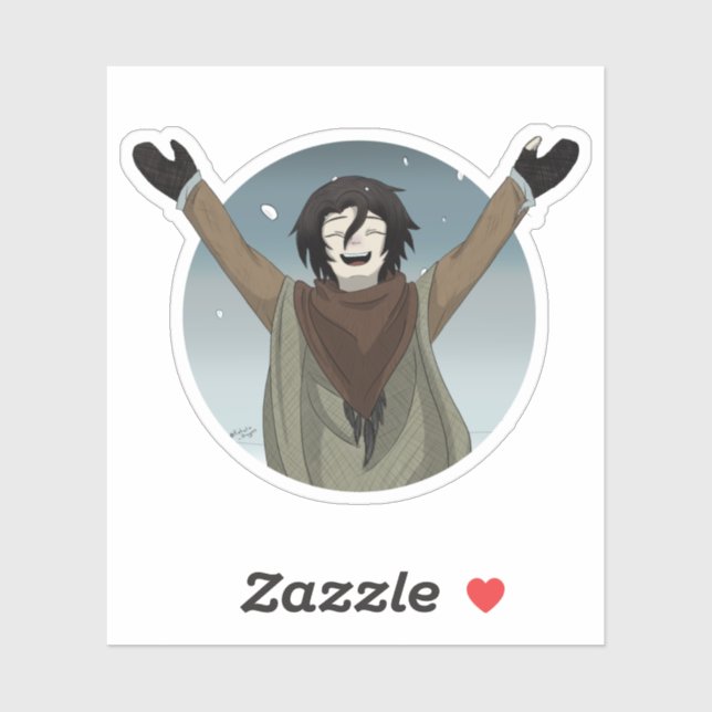 Sticker Jour de la neige (Feuille)