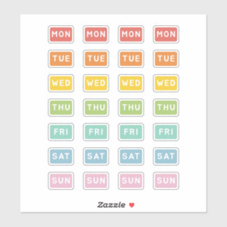 Sticker Jour de la semaine