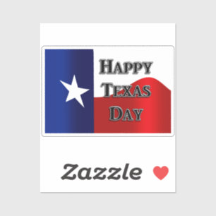 Sticker Jour de l'indépendance du Texas
