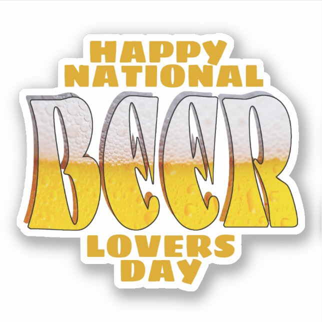 Sticker Jour des amateurs de bière (Devant)