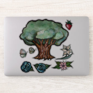 Sticker Jour des terres Plante a Arbre Nature