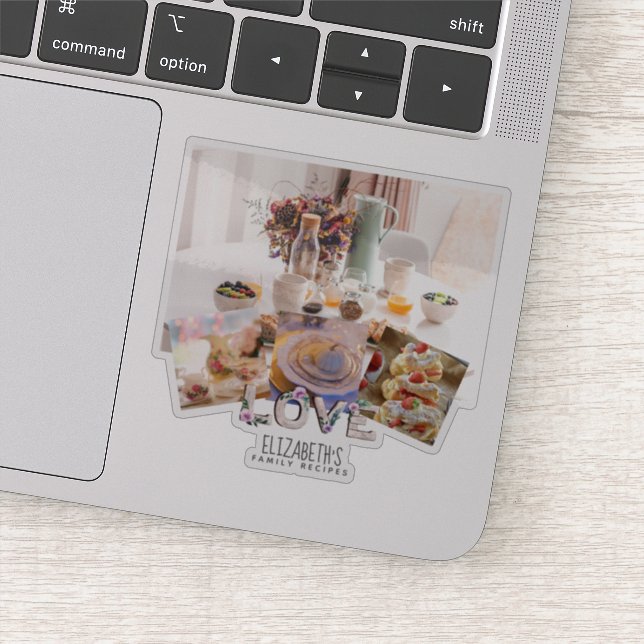 Sticker Journal Rustic Lavender RECIPE Ajouter 4 Photos de (Détail)