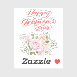 Sticker Journée des femmes heureuses