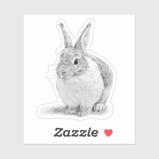 Sticker Journée du lapin (Feuille)