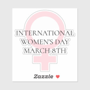 Sticker Journée internationale de la femme - 8 mars