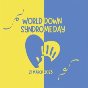 Sticker Journée mondiale du syndrome de Down - Vinyl coupé