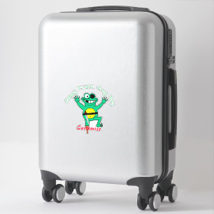 Sticker Joyeuse Fête de la Grenouille Pirate Thunder_Cove