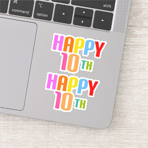 Sticker Joyeux 10ème