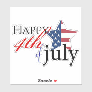 Sticker Joyeux 4 juillet 1