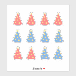 Sticker Joyeux Anniversaire Casquette Célébration Journal