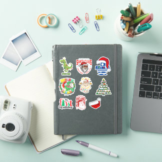 Sticker 💚 Joyeux Grinchmas | T-shirt de Noël drôle | Vaca