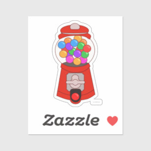 Sticker Joyeux Gumball Machine de dessin