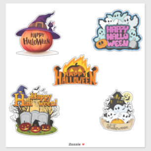 Sticker Joyeux Halloween mignon