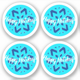 Sticker JOYEUX JOURS FÉRIÉS | HIVER WONDERLAND | Fléau de