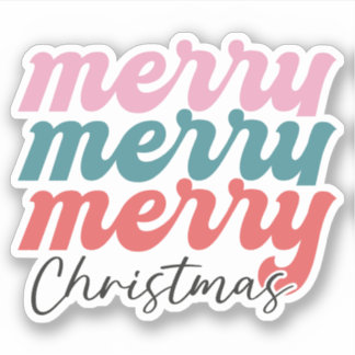 Sticker Joyeux Joyeux Noël