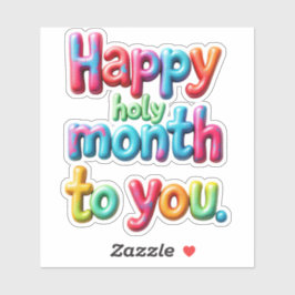 Sticker Joyeux mois saint pour vous