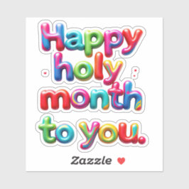 Sticker Joyeux mois saint pour vous