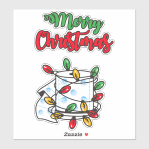 Sticker Joyeux Noël 2020 - Édition Papier Toilet
