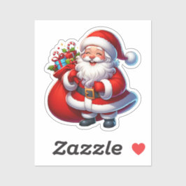 Sticker Joyeux Noël au Père Noël
