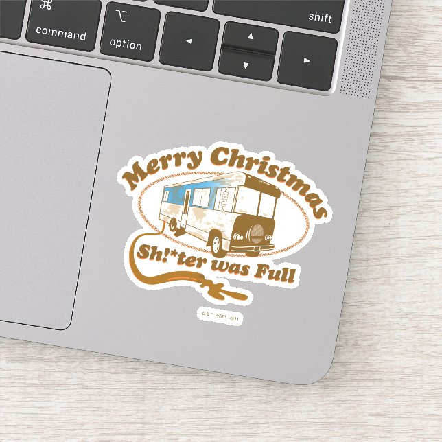 Sticker Joyeux Noël, Chut !*ter était plein (Détail)